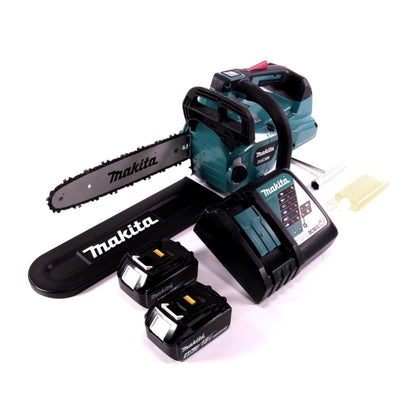 Makita DUC 306 RM Akku Kettensäge 36 V ( 2x 18 V ) Brushless 30 cm + 2x Akku 4,0 Ah + Ladegerät