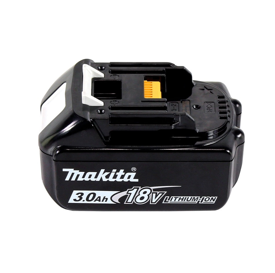 Makita DHP 485 F1TX perceuse à percussion sans fil 18 V 50 Nm sans balais + 1x batterie 3,0 Ah + jeu de 70 forets + coffret en aluminium TX - sans chargeur