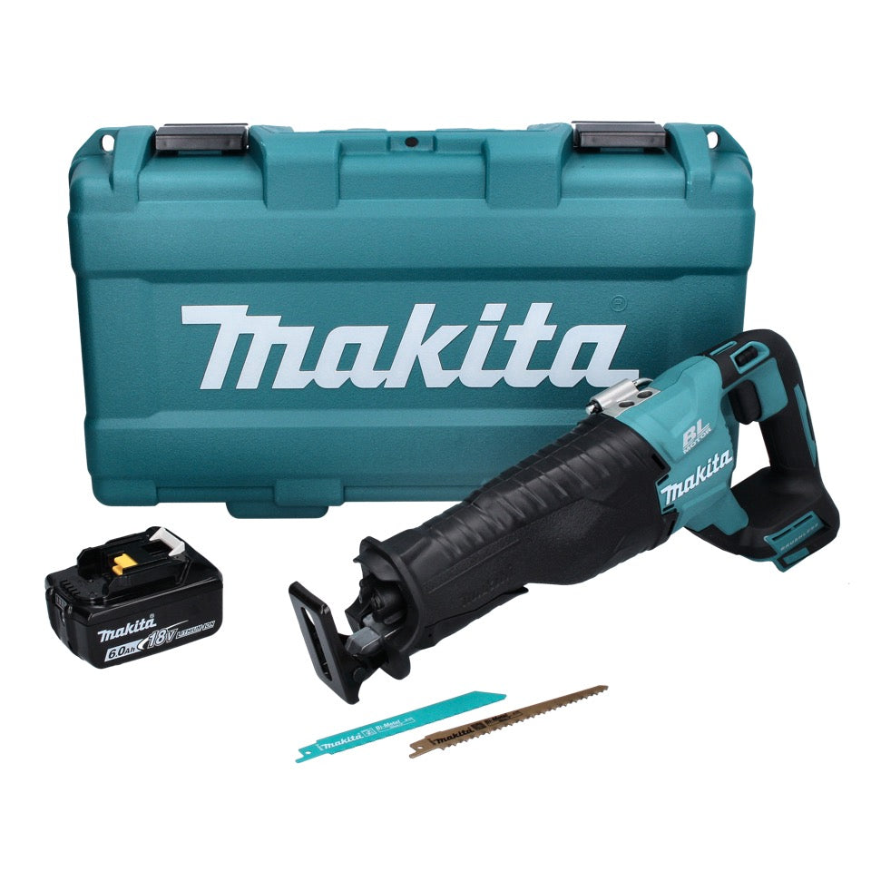 Makita DJR 187 G1K Akku Reciprosäge 18 V Brushless + 1x Akku 6,0 Ah + Koffer - ohne Ladegerät - Toolbrothers