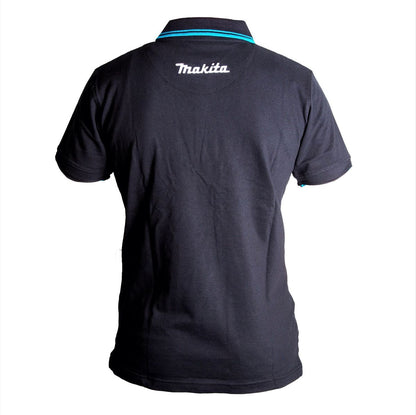 Makita Polo Rugby Shirt T-Shirt Größe XL 100% Baumwolle Farbe schwarz