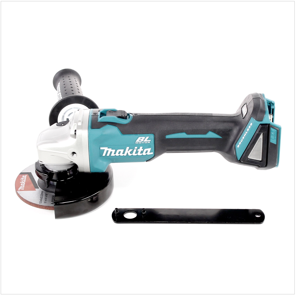 Makita DGA 506 Z Akku Winkelschleifer 18 V 125 mm Brushless Solo - ohne Akku, ohne Ladegerät