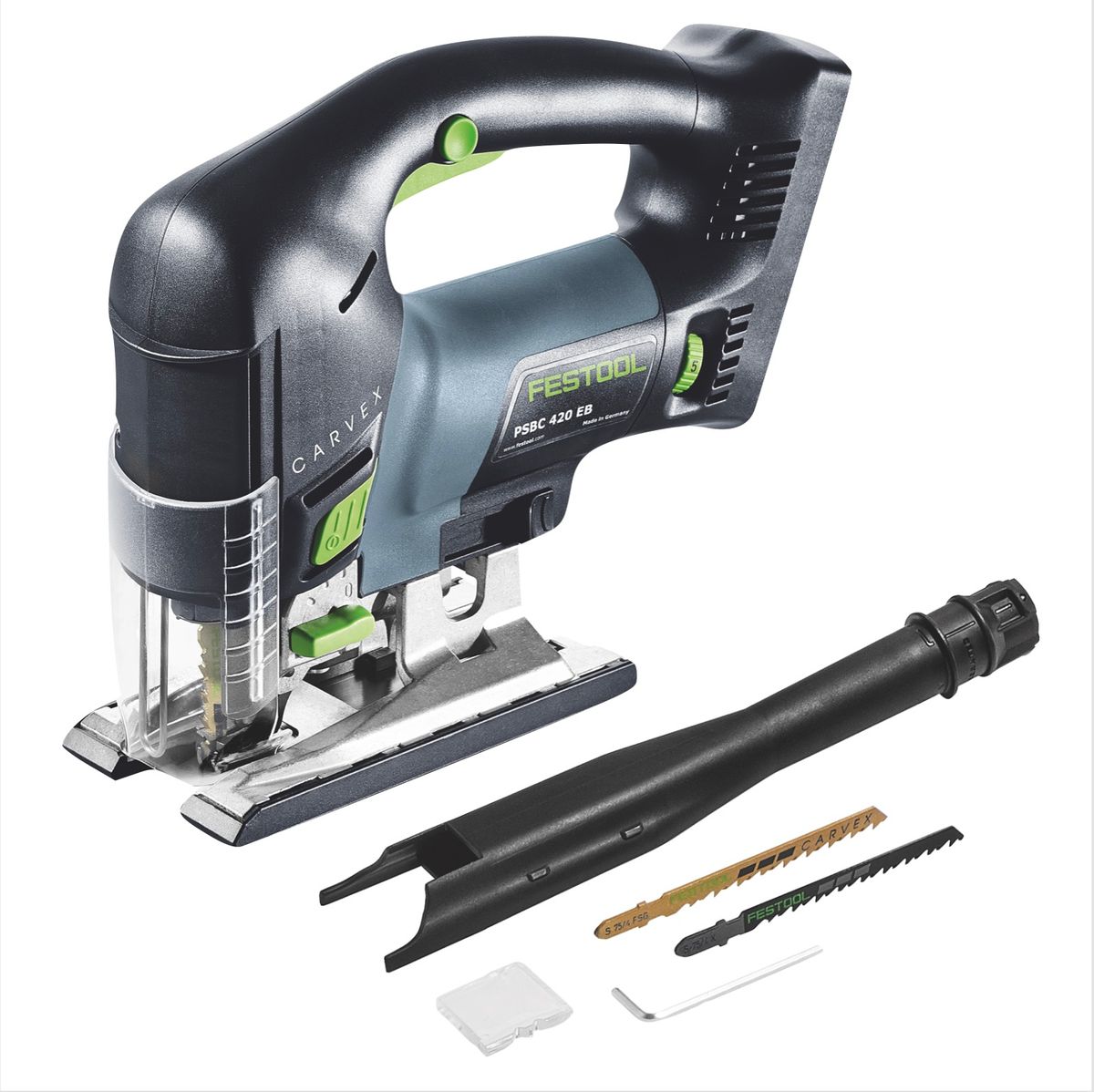 Festool CARVEX PSBC 420 HPC 4,0 EBI-Plus Akku Pendelstichsäge 18 V ( 576532 ) 120 mm Brushless + 1x Akku 4,0 Ah + Ladegerät + systainer - Toolbrothers