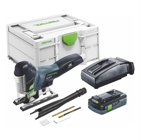 Festool CARVEX PSC 420 HPC 4,0 EBI-Plus Akku Pendelstichsäge 18 V ( 576525 ) 120 mm Brushless + 1x Akku 4,0 Ah + Ladegerät + systainer - Toolbrothers