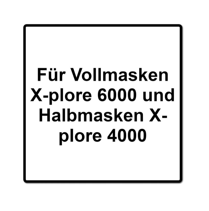 Dräger X-plore Rd40 Atemschutzfilter A2B2E2K2 EN14387 ( 6738804 ) für X-plore 6000 Vollmaske und Halbmaske X-plore 4000