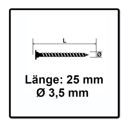 SPAX Flachrückwandkopf Schraube 3,5 x 25 mm 300 Stk. ( 0151010350253 ) Torx T-STAR Plus T20 für Rückwände ohne Linse Vollgewinde Wirox 4Cut