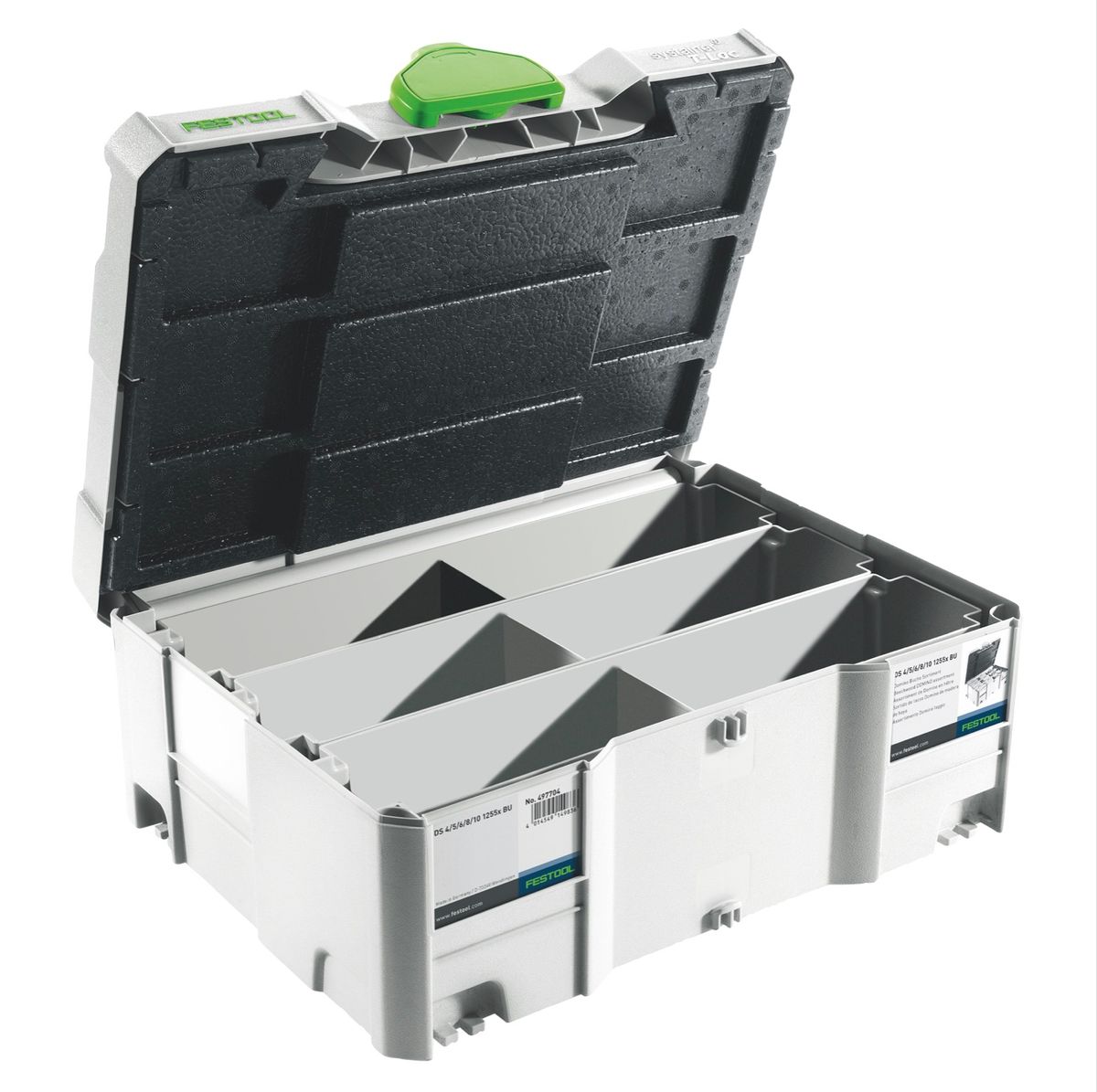 Festool Sortainer Set SYS 3-SORT/12 ( 491986 ) Sortiment Koffer + Systainer T-LOC SORT-SYS 2 TL Domino ( 498889 ) - Toolbrothers