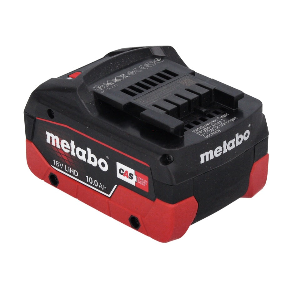 Kit de base Metabo 18 V 2x batterie 10,0 Ah LIHD + chargeur ASC 145 système CAS