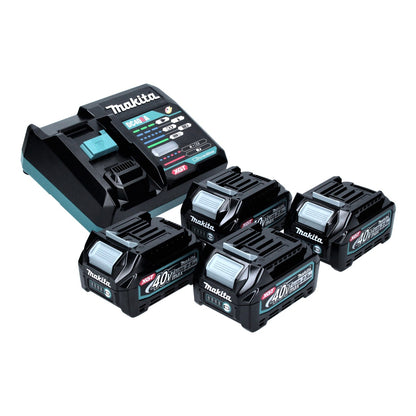 Makita Power Source Kit 40 V max. mit 4x BL 4025 Akku 2,5 Ah XGT ( 4x 191B36-3 ) + DC 40 RA Schnell Ladegerät XGT LXT ( 191E07-8 )