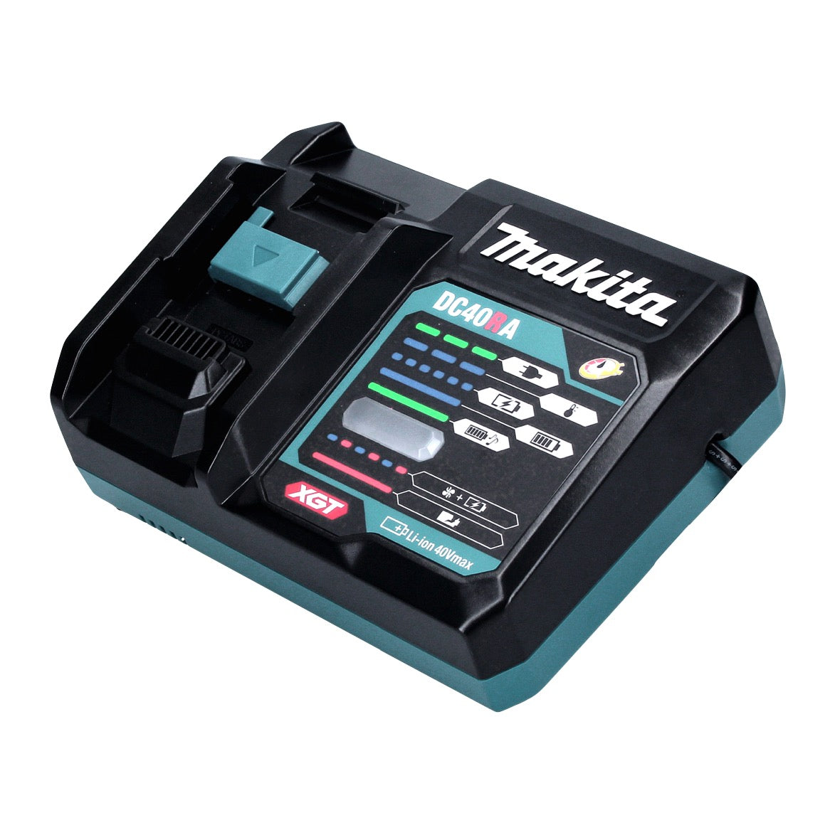 Makita Power Source Kit 40 V max. mit 4x BL 4025 Akku 2,5 Ah XGT ( 4x 191B36-3 ) + DC 40 RA Schnell Ladegerät XGT LXT ( 191E07-8 )