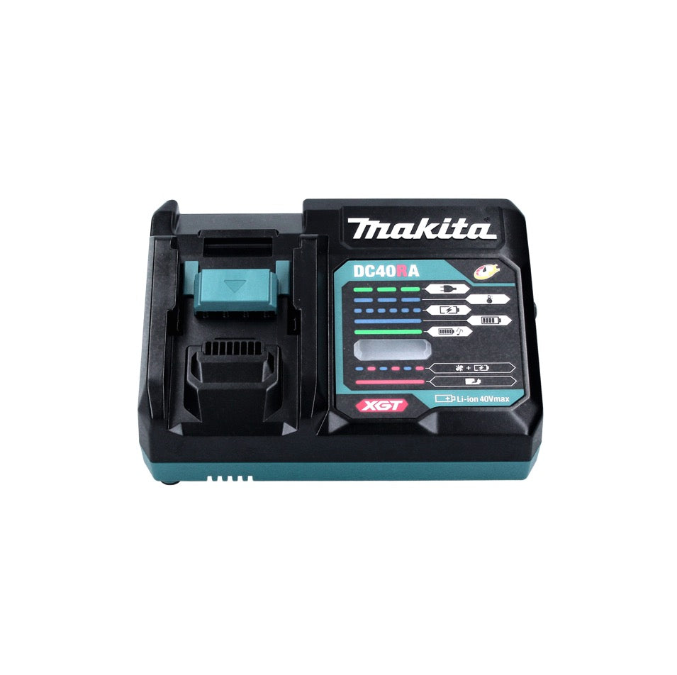 Makita Kit de démarrage batterie 40 V maxi Avec 3x Batteries (3x 191B36-3) + Chargeur (191E07-8) + Adaptateur (191C10-7)