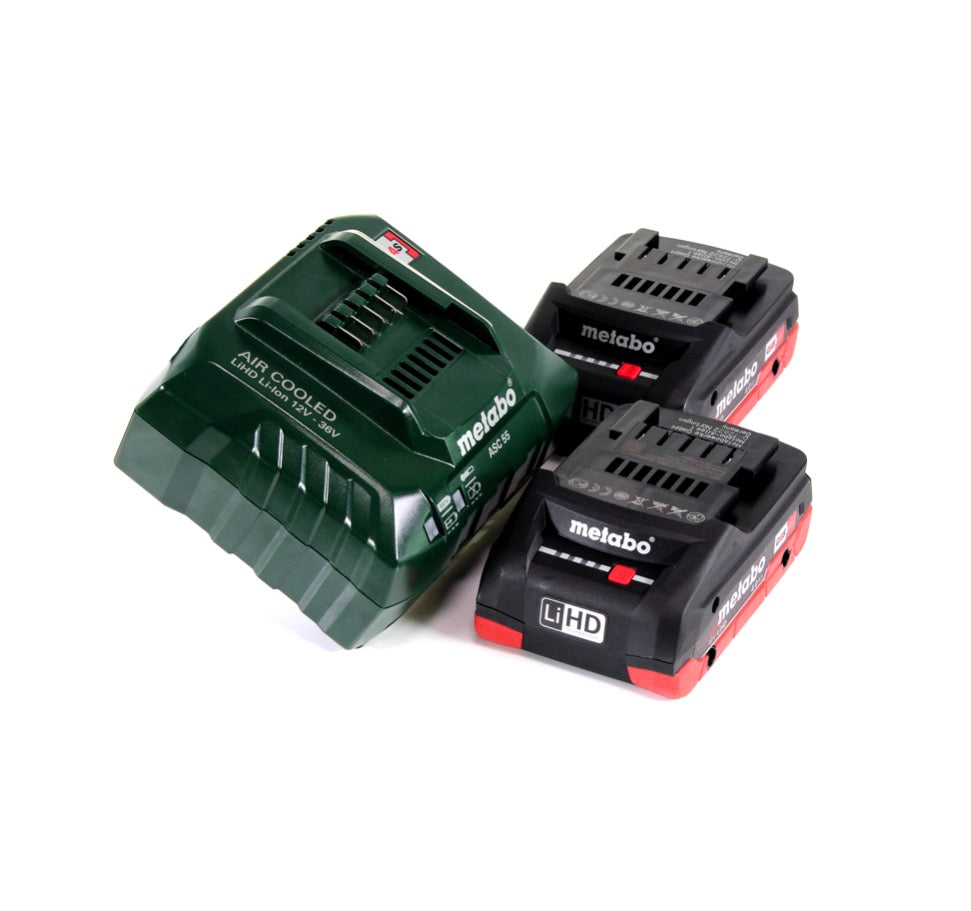 Metabo LB 18 LTX BL Akku Laubbläser 18 V Brushless + 2x Akku 4,0 Ah + Ladegerät