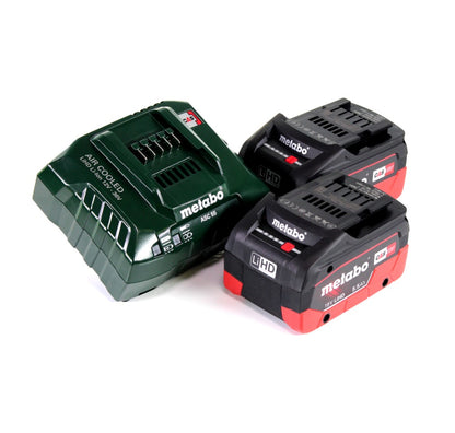 Metabo LB 18 LTX BL Akku Laubbläser 18 V Brushless + 2x Akku 5,5 Ah + Ladegerät