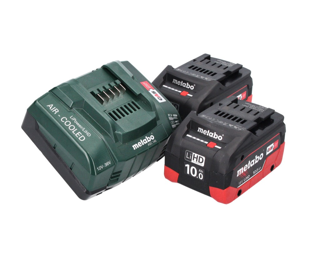 Metabo LB 18 LTX BL Akku Laubbläser 18 V Brushless + 2x Akku 10,0 Ah + Ladegerät