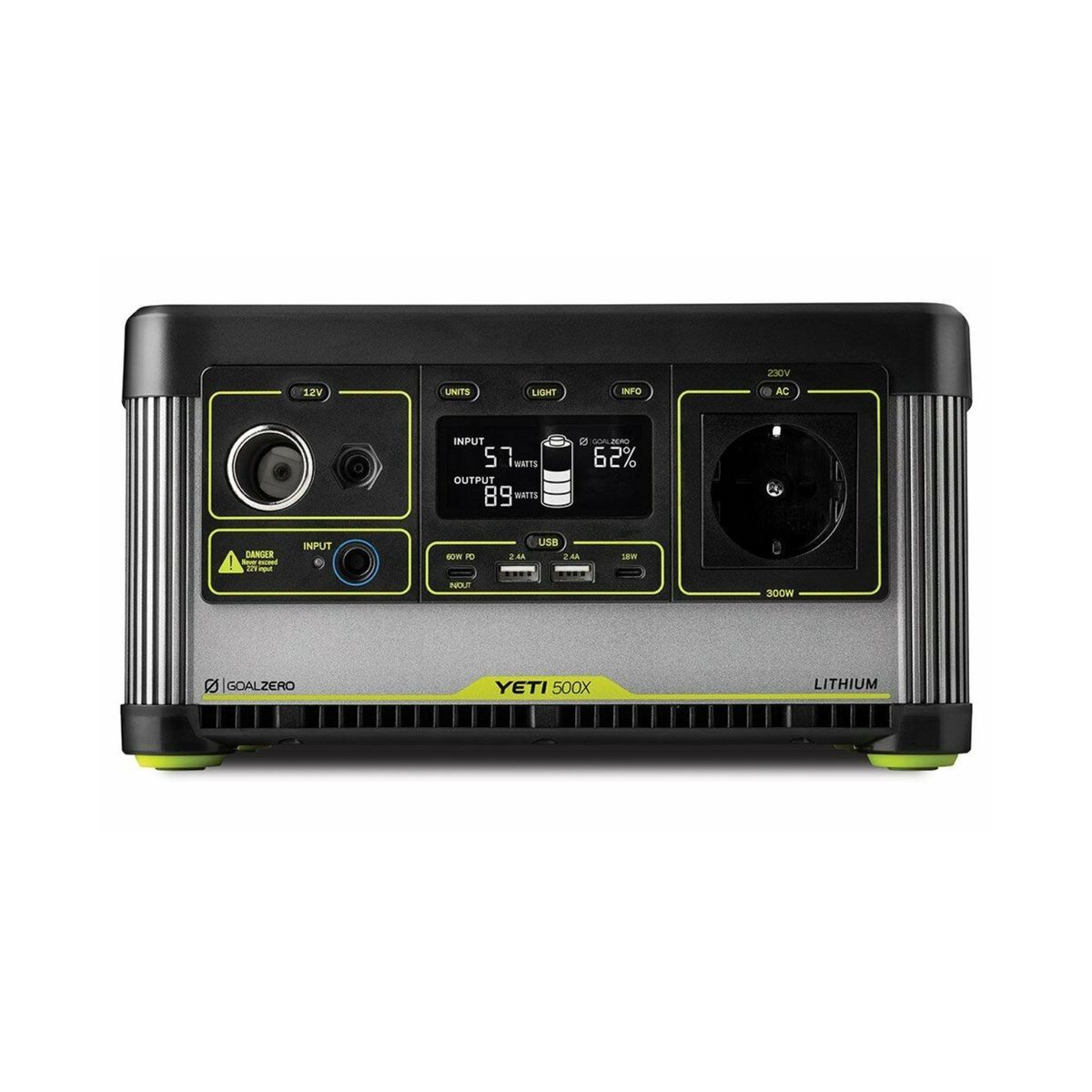 Goal Zero Yeti 500X Portable Power Station 5 - 230 V 46,8 Ah ( 36100 ) Kraftwerk / Generator / Energiespeicher