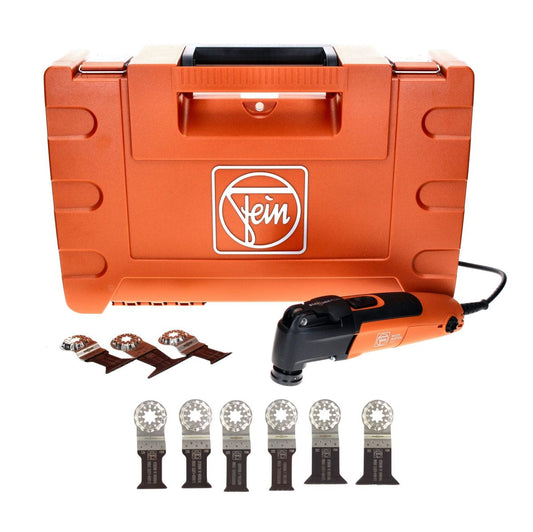 FEIN MultiMaster MM 300 PLUS START Oscillateur 250 W Starlock Plus + Coffret + Accessoires, 6 pcs.