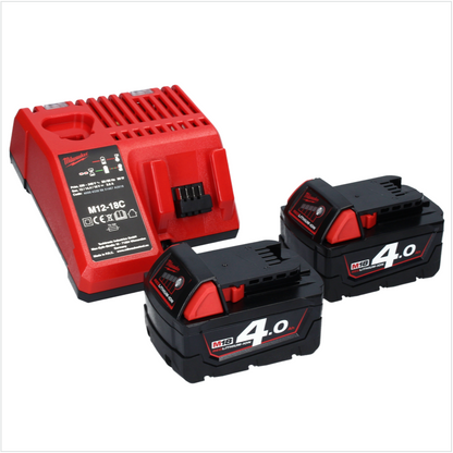 Marteau combiné à batterie Milwaukee M18 CHPX-402 18 V 4,0 J SDS Plus Brushless + 2x batteries 4,0 Ah + chargeur