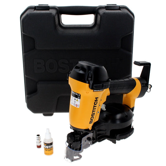 Bostitch RN46DW-2-M Dachpappnagler Druckluftnagler Coil Nailer 45 mm + Koffer