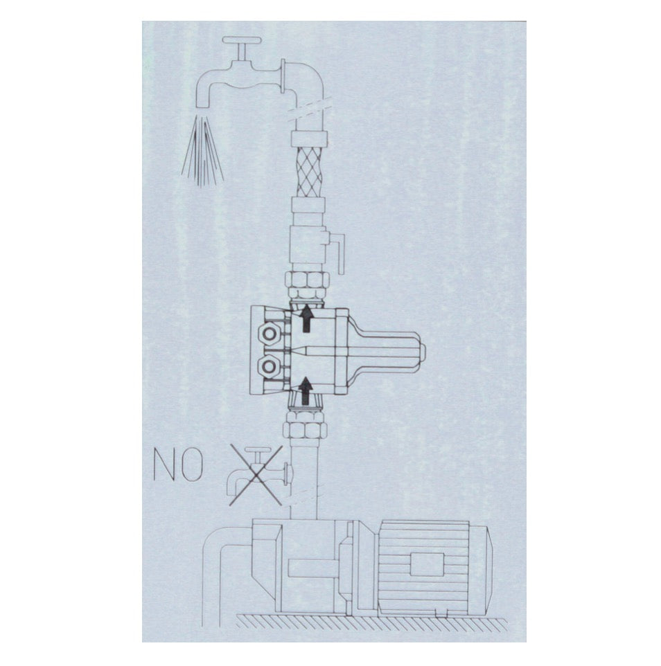 Metabo HM 3 Hydromat 10 bar IP 65 ( 628799000 ) zum Umrüsten von Gartenpumpe zum Hauswasserautomaten / für Tiefbrunnen und Tauchdruckpumpen