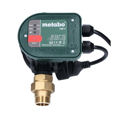 Metabo HM 3 Hydromat 10 bar IP 65 (628799000) pour transformer une pompe de jardin en machine à eau domestique / pour puits profonds et pompes à pression submersibles