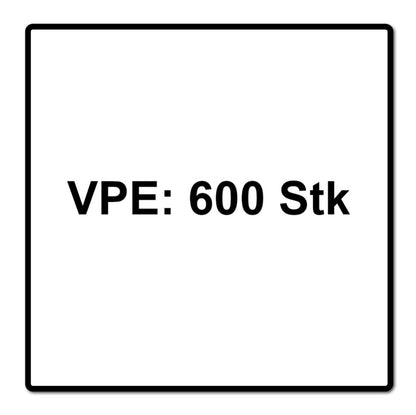 SPAX Flachrückwandkopf Schraube 3,0 x 20 mm 600 Stk. ( 2x 0151010300203 ) Torx T-STAR Plus T10 für Rückwände ohne Linse Vollgewinde Wirox 4Cut