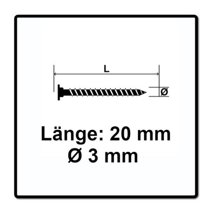 Vis à tête murale à dos plat SPAX 3,0 x 20 mm 1500 pièces (5x 0151010300203) Torx T-STAR Plus T10 pour murs arrière sans lentille filetage complet Wirox 4Cut