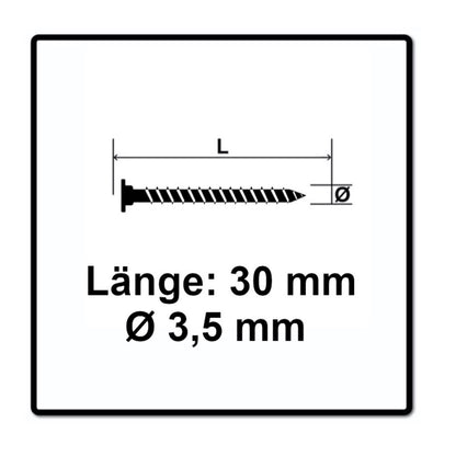 SPAX Flachrückwandkopf Schraube 3,5 x 30 mm 600 Stk. ( 2x 0151010350303 ) Torx T-STAR Plus T20 für Rückwände ohne Linse Vollgewinde Wirox 4Cut