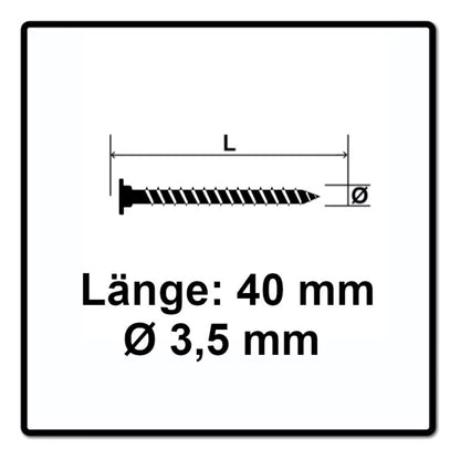 SPAX Flachrückwandkopf Schraube 3,5 x 40 mm 400 Stk. ( 2x 21510103504051 ) Torx T-STAR Plus T20 für Rückwände ohne Linse Vollgewinde Wirox Cut Spitze - Toolbrothers