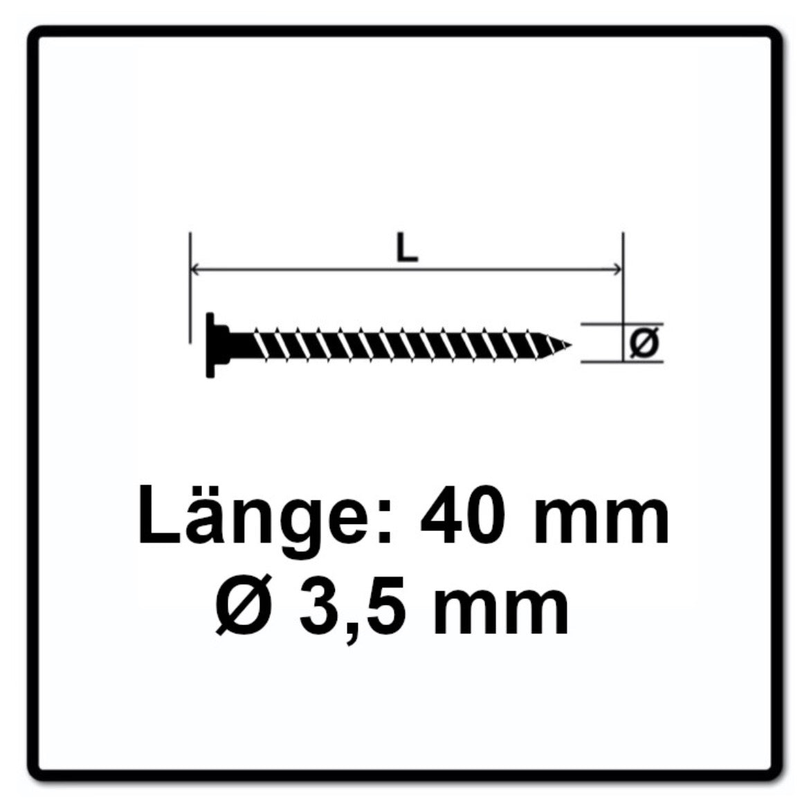 SPAX Flachrückwandkopf Schraube 3,5 x 40 mm 1000 Stk. ( 5x 21510103504051 ) Torx T-STAR Plus T20 für Rückwände ohne Linse Vollgewinde Wirox Cut Spitze - Toolbrothers