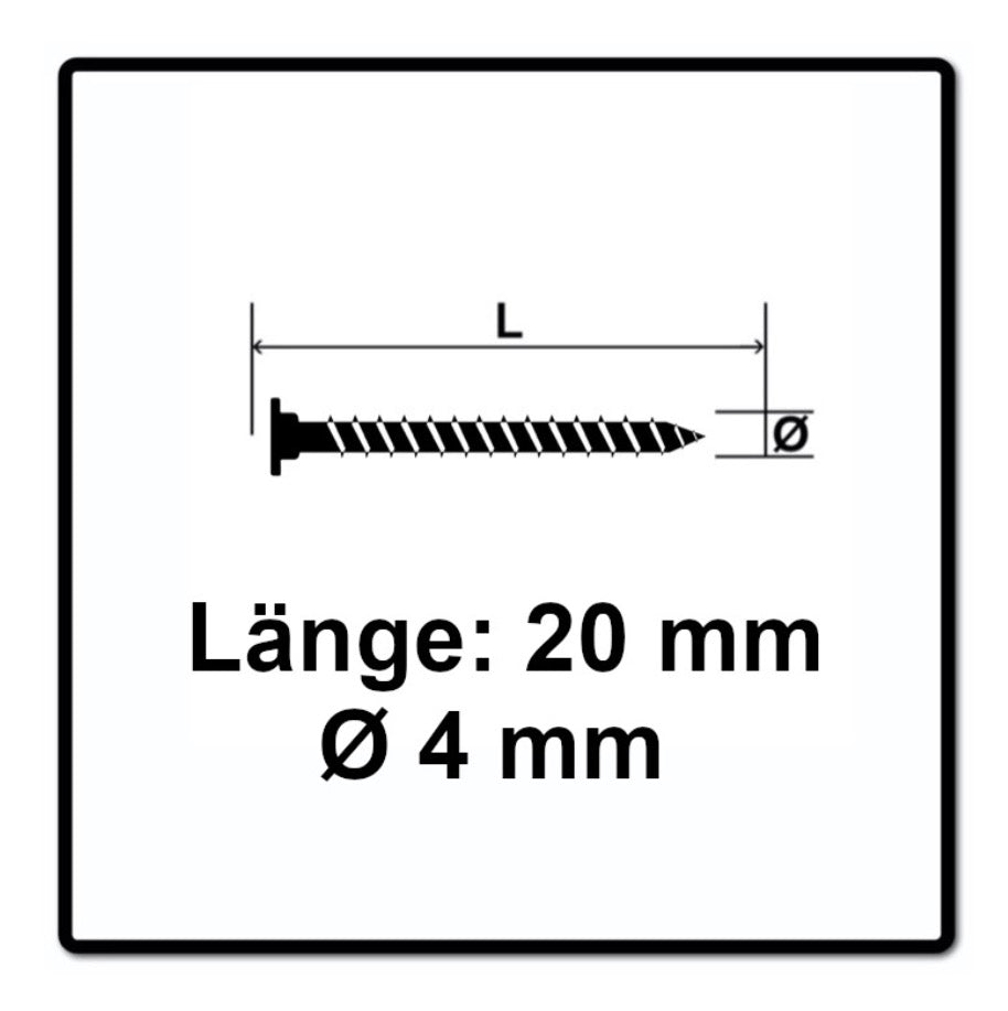 Vis à tête murale à dos plat SPAX 4,0 x 20 mm 1500 pièces (5x 0151010400203) Torx T-STAR Plus T20 pour murs arrière sans lentille filetage complet Wirox 4Cut