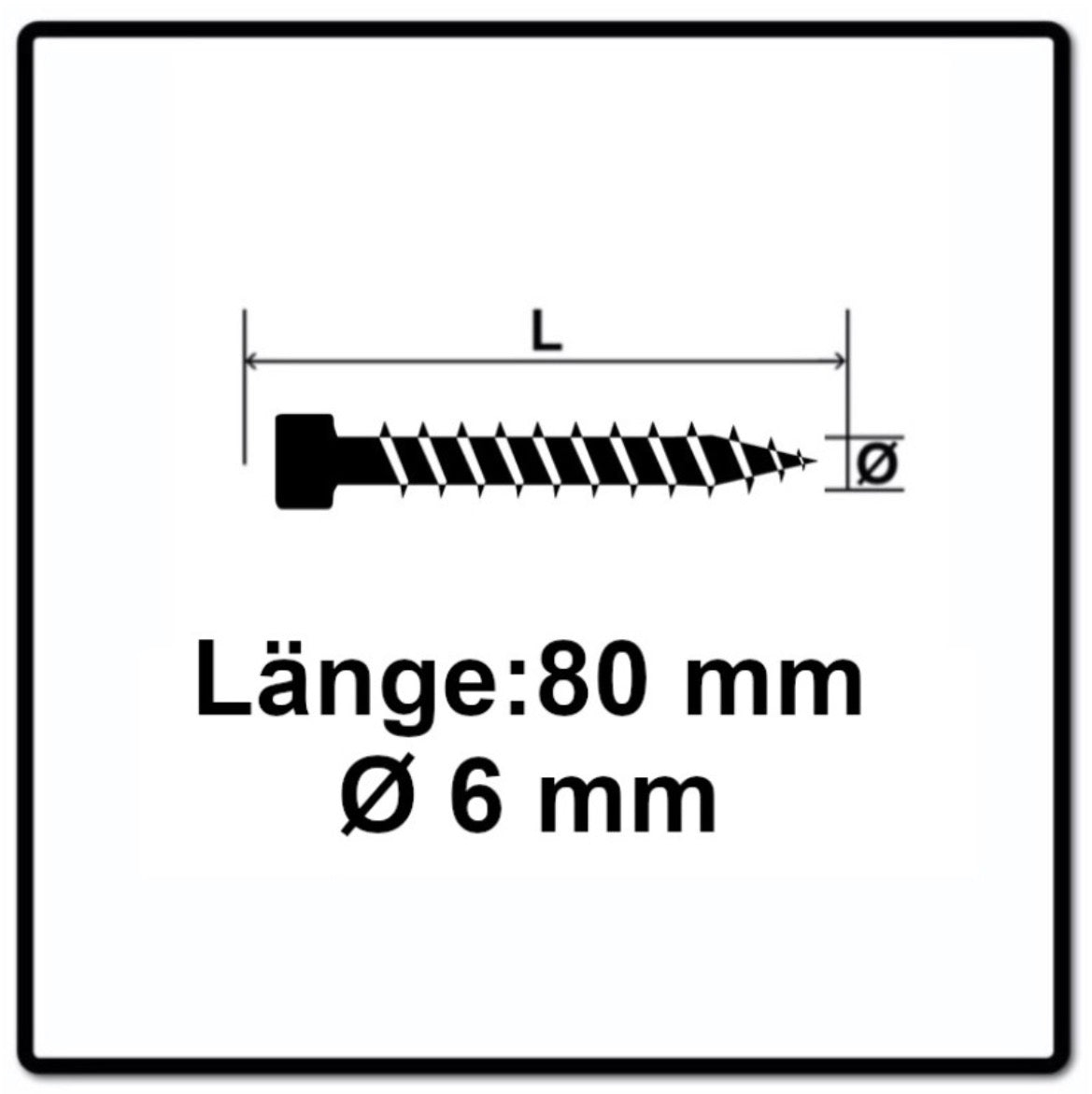 SPAX IN.FORCE Schraube 6,0 x 80 mm 400 Stk. ( 2x 1211010600805 ) Torx T-STAR Plus T30 Vollgewinde Zylinderkopf WIROX 4CUT Bohrspitze