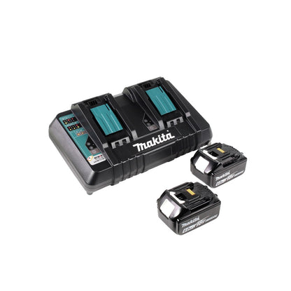 Makita DLM 382 PG2 tondeuse à gazon sans fil 36 V (2x 18 V) 38 cm 40 l + 2x batterie 6,0 Ah + double chargeur