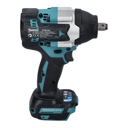 Makita DTW 700 Z Akku Schlagschrauber 18 V 700 Nm 1/2" XPT Brushless Solo - ohne Akku, ohne Ladegerät