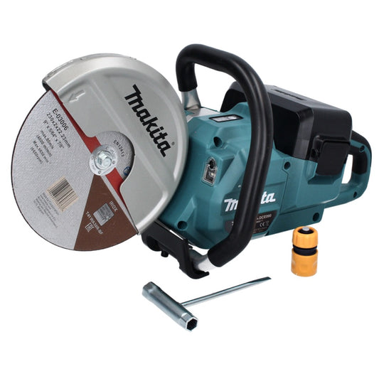 Makita DCE 090 ZX1 meuleuse à tronçonner sur batterie 36 V (2x 18 V) 230 mm brushless solo - sans batterie, sans chargeur