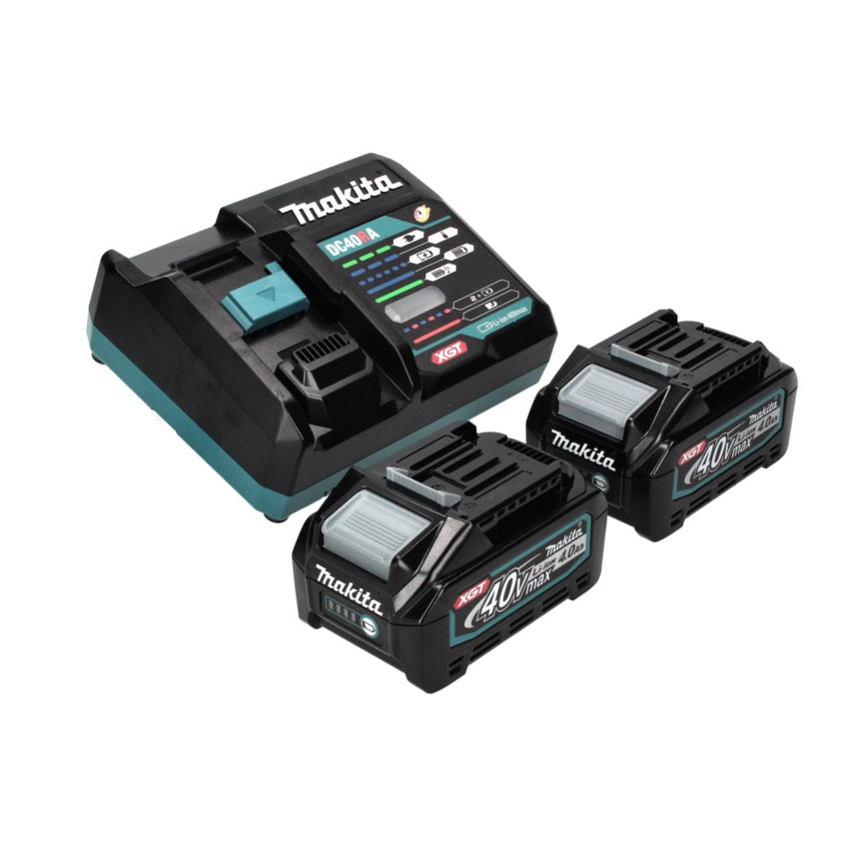 Makita GA 005 GM201 Akku Winkelschleifer 40 V max. 125 mm Brushless  XGT + 2x Akku 4,0 Ah + Ladegerät + Makpac