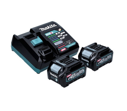 Makita GA 013 GD201 Akku Winkelschleifer 40 V max. 125 mm Brushless  XGT + 2x Akku 2,5 Ah + Ladegerät + Makpac