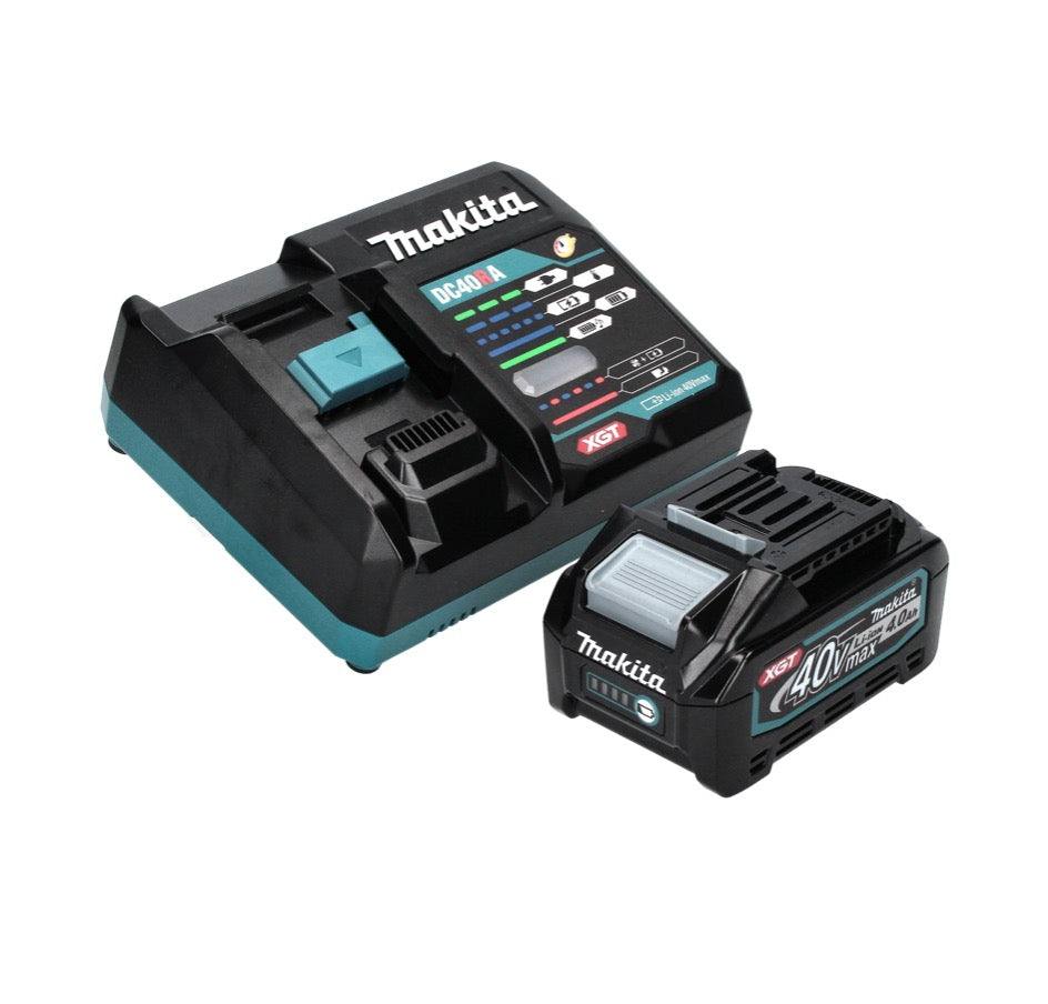 Meuleuse d'angle sur batterie Makita GA 013 GM101 40 V max. 125 mm sans balais XGT + 1x batterie 4,0 Ah + chargeur + Makpac