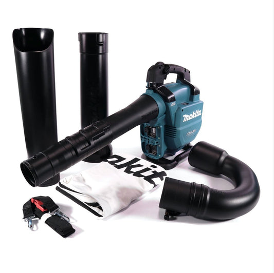 Makita DUB 363 ZV souffleur/aspirateur à feuilles sur batterie 36 V (2x 18 V) sans balais + kit d'aspiration - sans batterie, sans chargeur