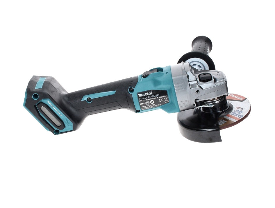 Meuleuse d'angle sur batterie Makita GA 008 GD1 40 V max. 125 mm sans balais XGT + 1x batterie 2,5 Ah - sans chargeur