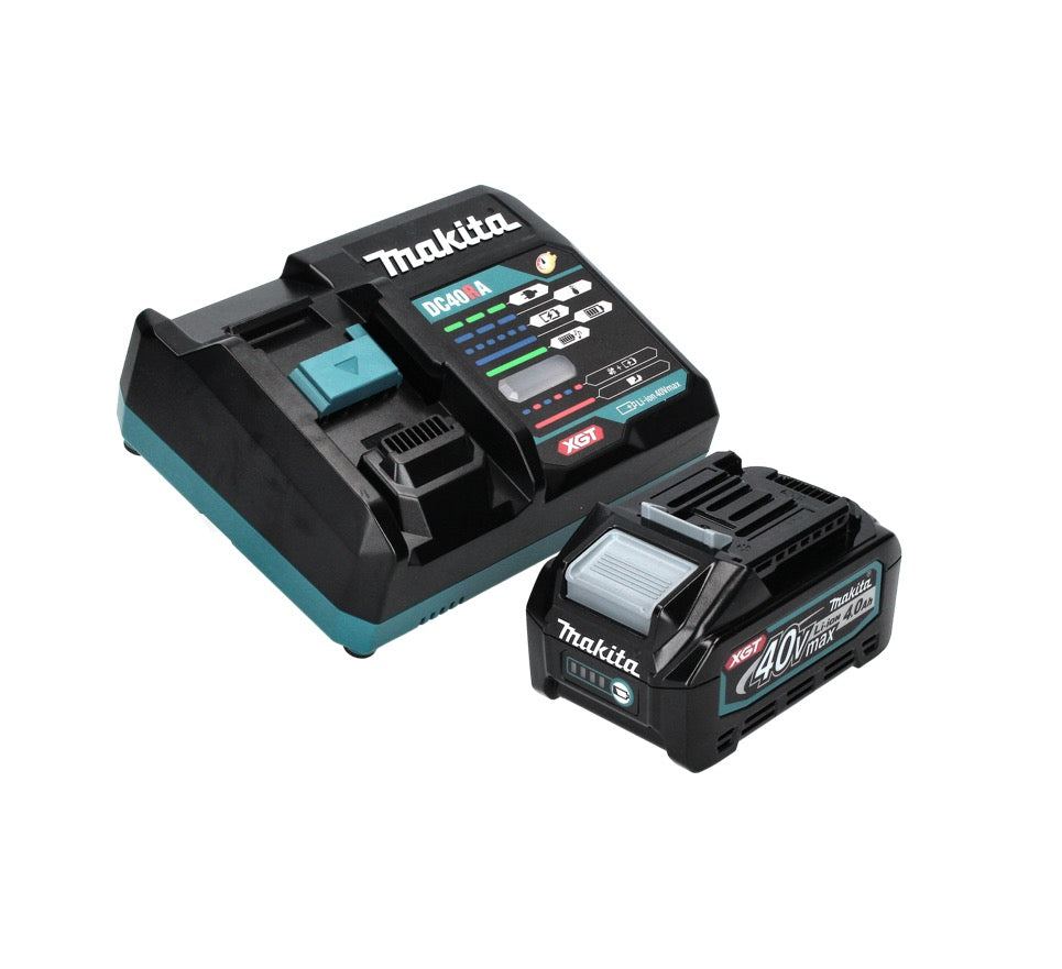 Makita GA 008 GM101 Akku Winkelschleifer 40 V max. 125 mm Brushless  XGT + 1x Akku 4,0 Ah + Ladegerät + Makpac