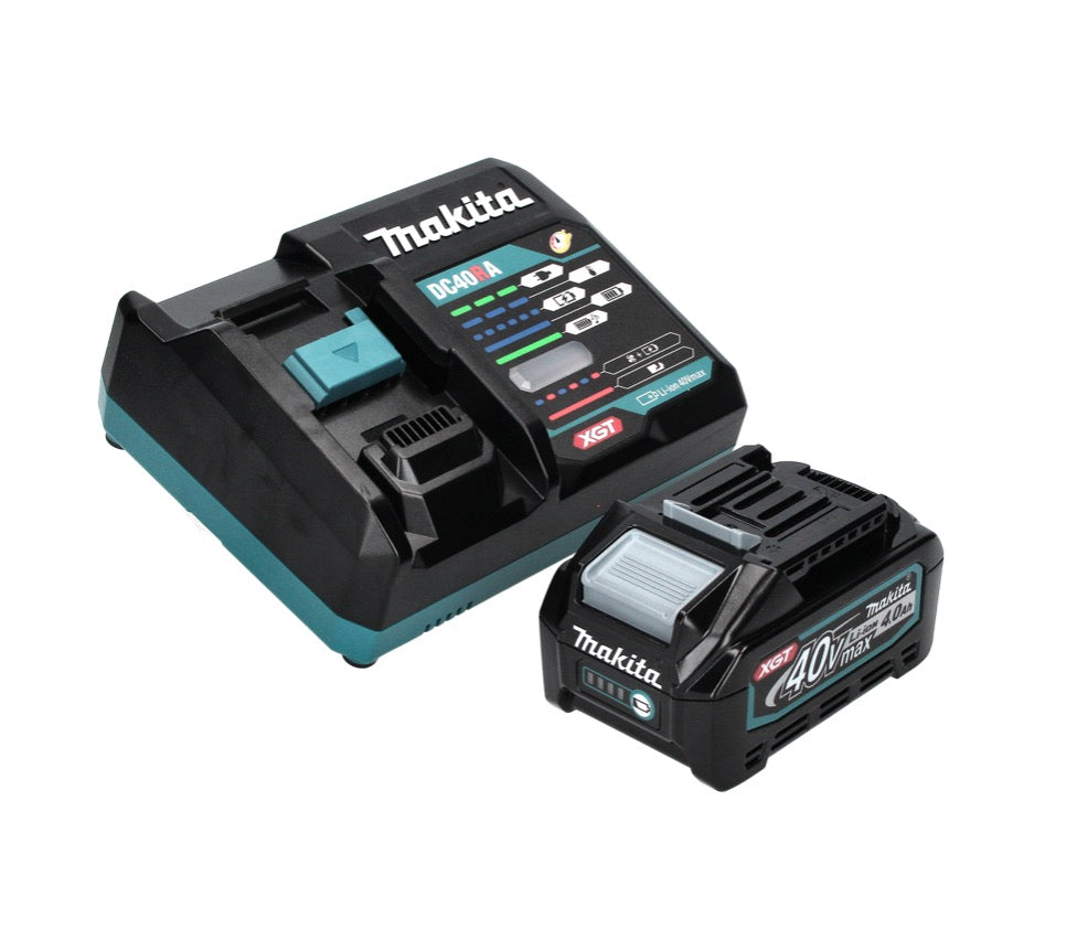 Makita CF 001 GM1 Akku Lüfter XGT 40 V max. 235 mm Ventilator Netzbetrieb + 1x Akku 4,0Ah + Ladegerät