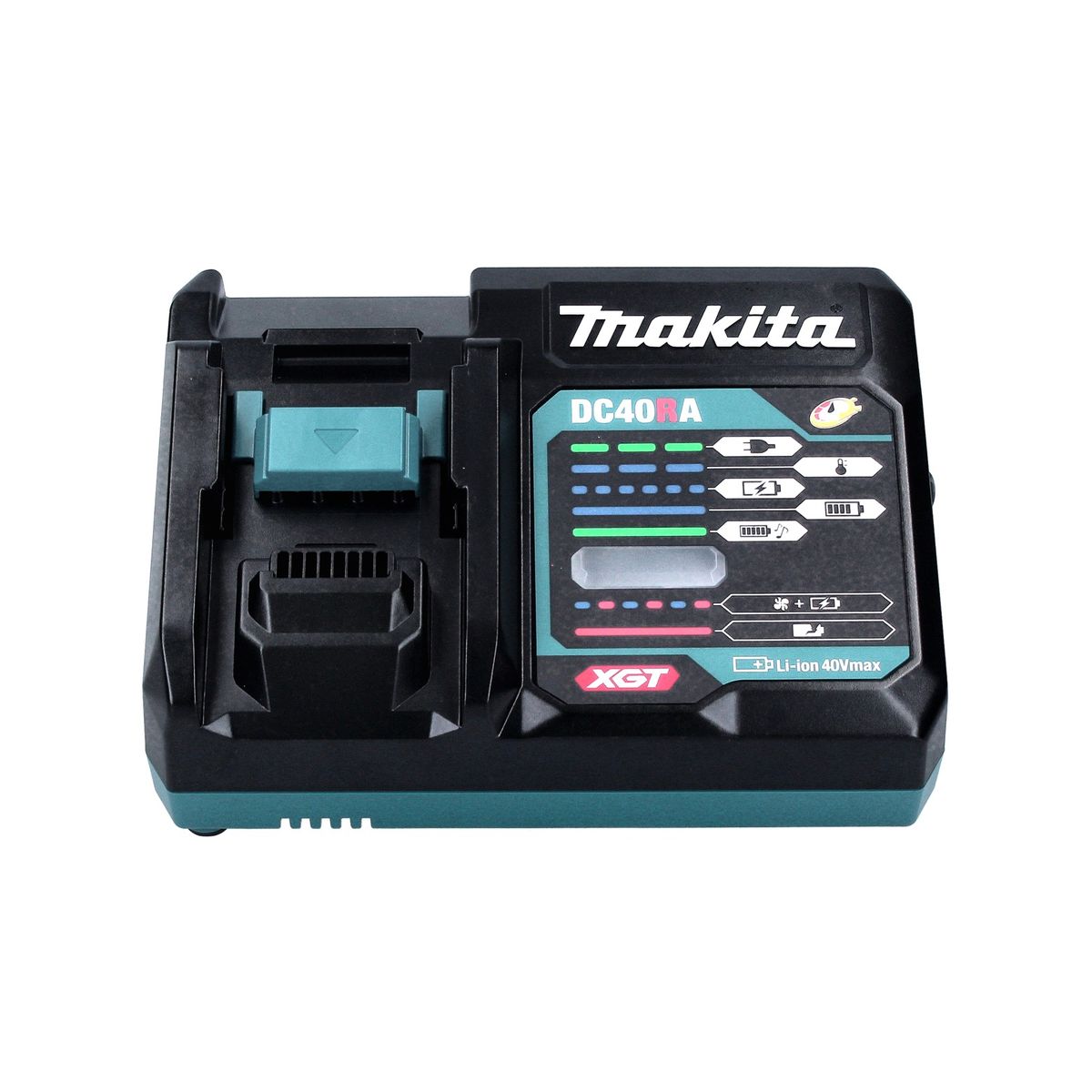 Kit source d'alimentation Makita 40 V max. avec batterie BL 4040 4,0 Ah XGT (191B26-6) + chargeur rapide DC 40 RA XGT LXT (191E07-8)