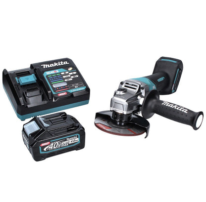 Makita GA 016 GM1 Akku Winkelschleifer 40 V max. 125 mm Brushless  XGT + 1x Akku 4,0 Ah + Ladegerät