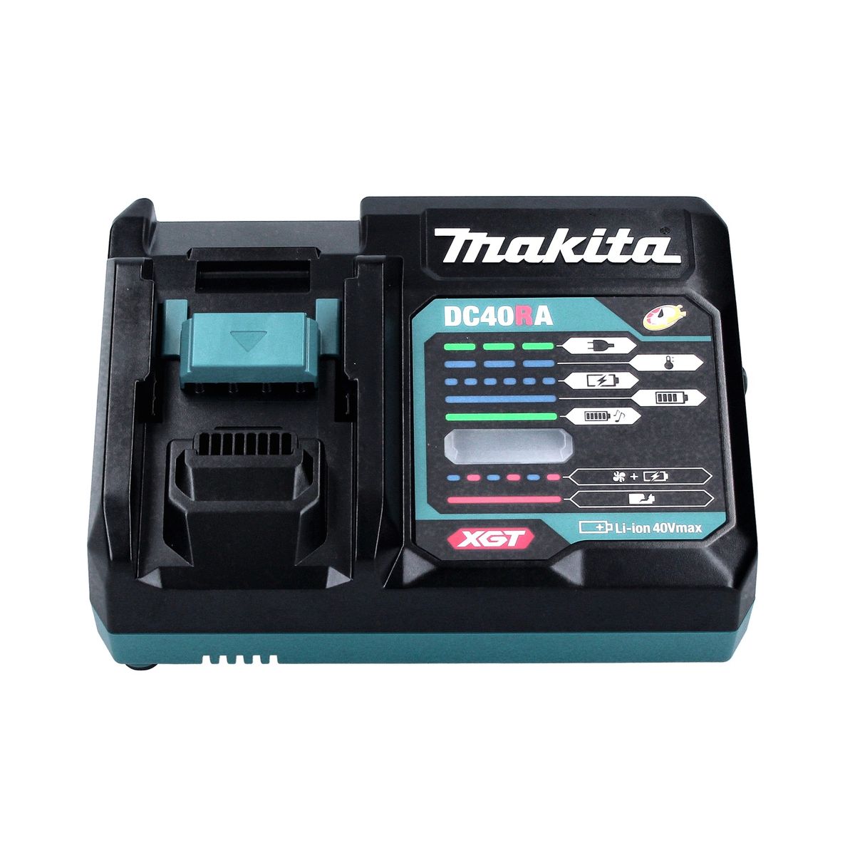 Makita Power Source Kit 40 V max. mit 3x BL 4040 Akku 4,0 Ah XGT ( 3x 191B26-6 ) + DC 40 RA Schnell Ladegerät XGT LXT ( 191E07-8 )