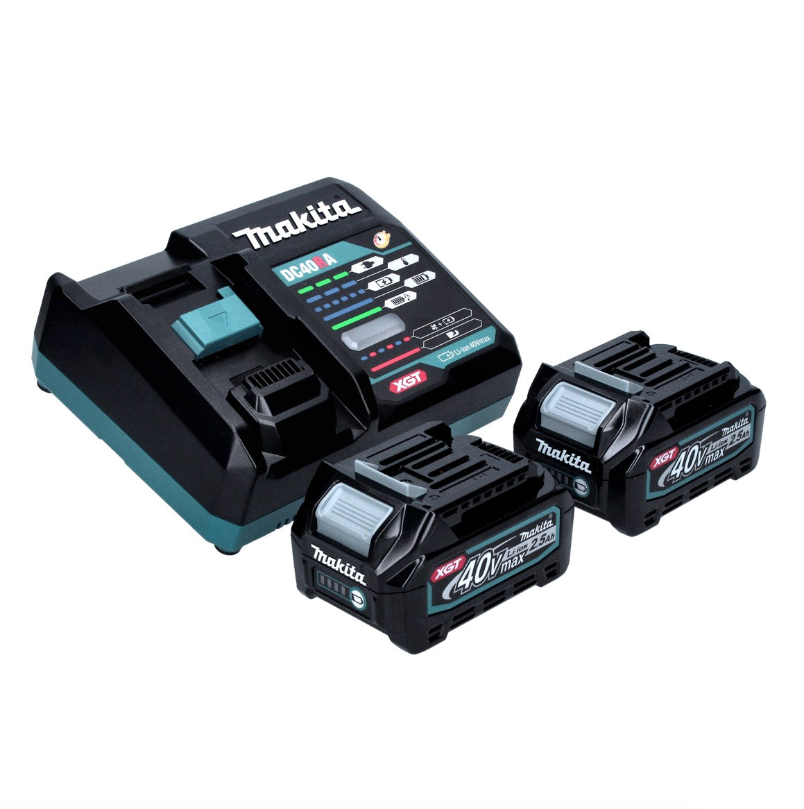 Makita DF 001 GD2 perceuse-visseuse sans fil 40 V max. 140 Nm XGT Brushless + 2x batteries 2,5 Ah + chargeur