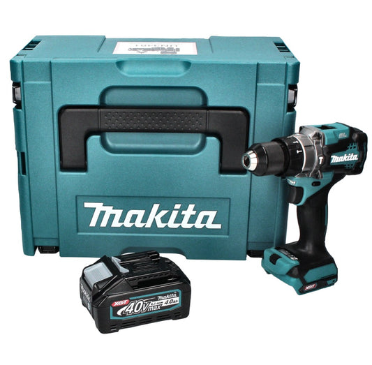 Makita HP 001 GM101 Akku Schlagbohrschrauber 40 V max. 140 Nm XGT Brushless + 1x Akku 4,0 Ah + Makpac - ohne Ladegerät