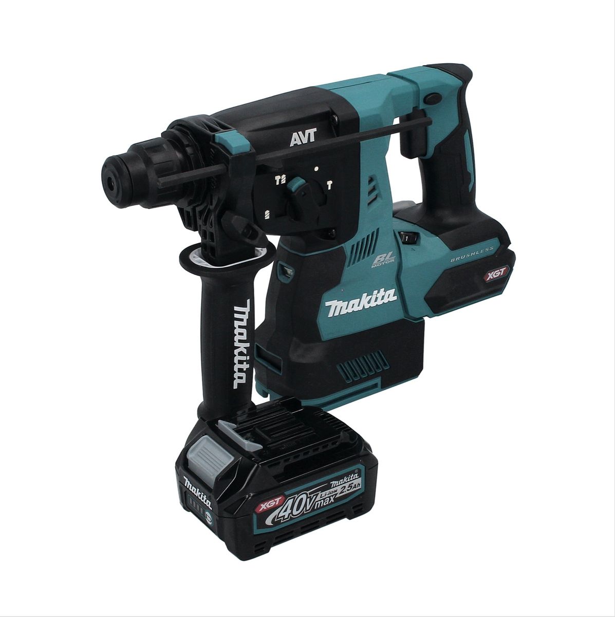 Makita HR 003 GD1 Akku Kombihammer 40 V max. 2,8 J SDS plus Brushless + 1x Akku 2,5 Ah - ohne Ladegerät