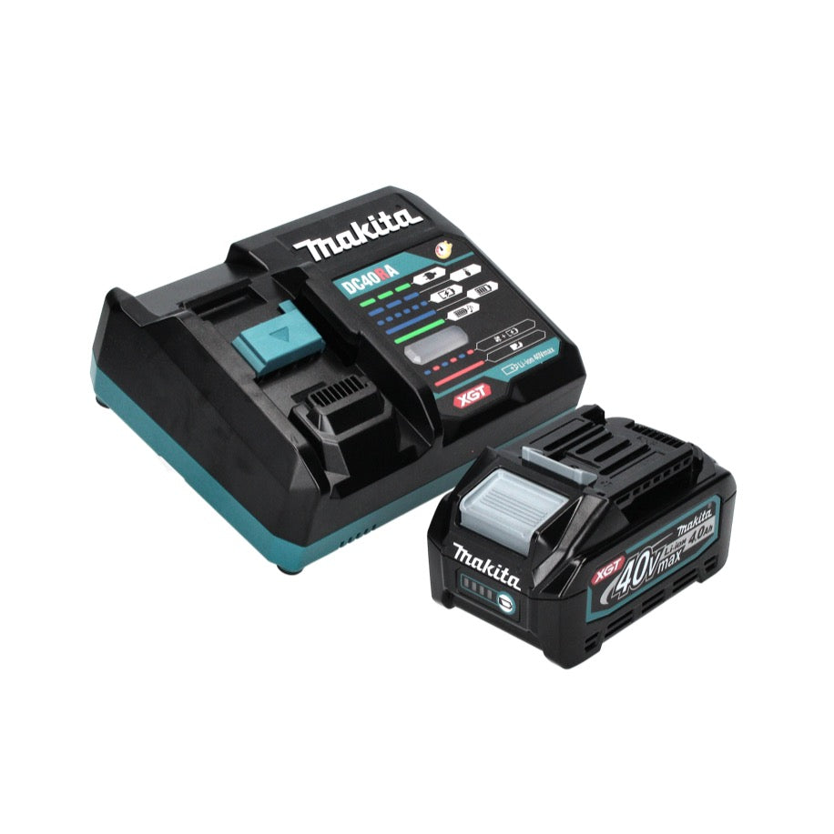 Makita HR 004 GM1 marteau combiné à batterie 40 V max. 2,8 J SDS plus XGT Brushless + 1x batterie 4,0 Ah + chargeur