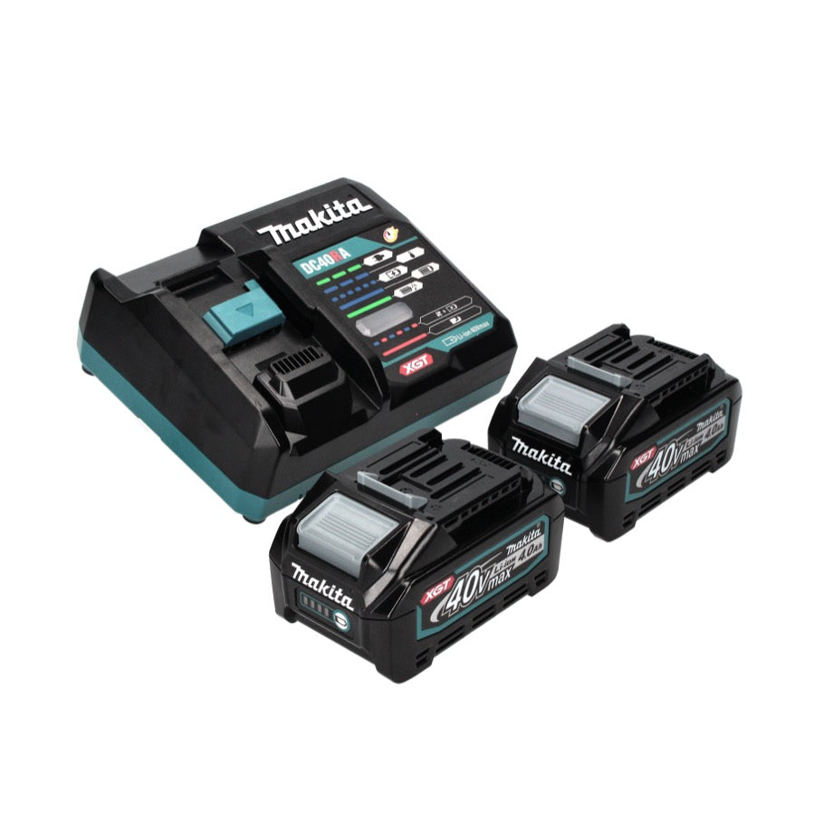 Makita HR 004 GM2 marteau combiné à batterie 40 V max. 2,8 J SDS plus XGT Brushless + 2x batteries 4,0 Ah + chargeur