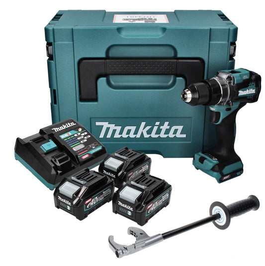 Makita DF 001 GM301 perceuse à batterie 40 V max. 140 Nm XGT Brushless + 3x batterie 4,0 Ah + chargeur + Makpac