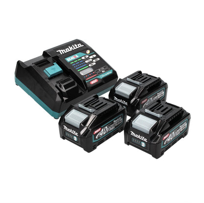 Makita DF 001 GM301 Akku Bohrschrauber 40 V max. 140 Nm XGT Brushless + 3x Akku 4,0 Ah + Ladegerät + Makpac